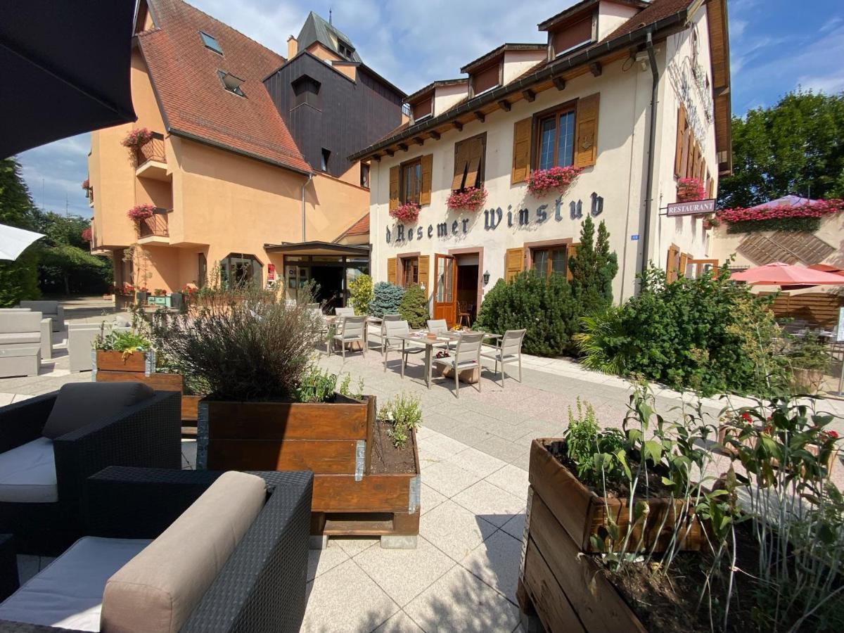 Le Rosenmeer - Hotel Restaurant, Au Coeur De La Route Des Vins D'Alsace Rosheim Exterior foto